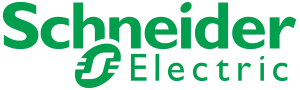 Schneider electric logo, kund till AB Evelko