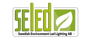 Seled logo, Swedish enivronment led lighting AB. leverantör